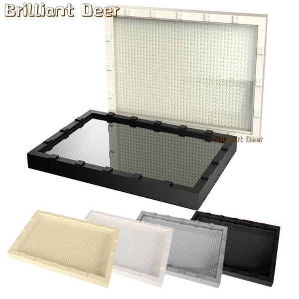 Dustproof Acrylic Showcase for Figures Collection DIY Assemble Building Blocks Frame Toys for Children Gift