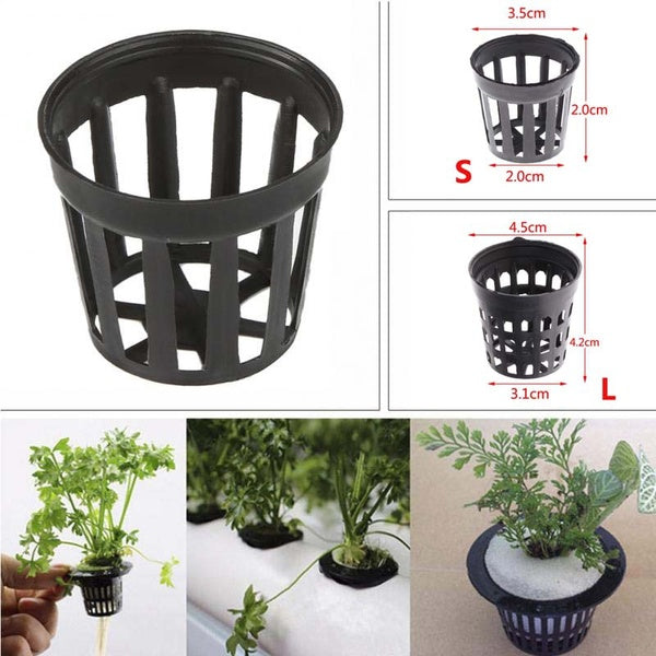 Plastic Flower Pot Basket Aquarium Aquatic Aquatic Plant Basket Garden Pond Planting Basket Aquatic Decoration