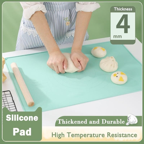 Kitchen Large Baking Kneading Dough Mat Silicone Pad Sheet Baking Mat for Rolling Dough Pizza Dough Non-Stick Silicone Mat Kitchen Tools