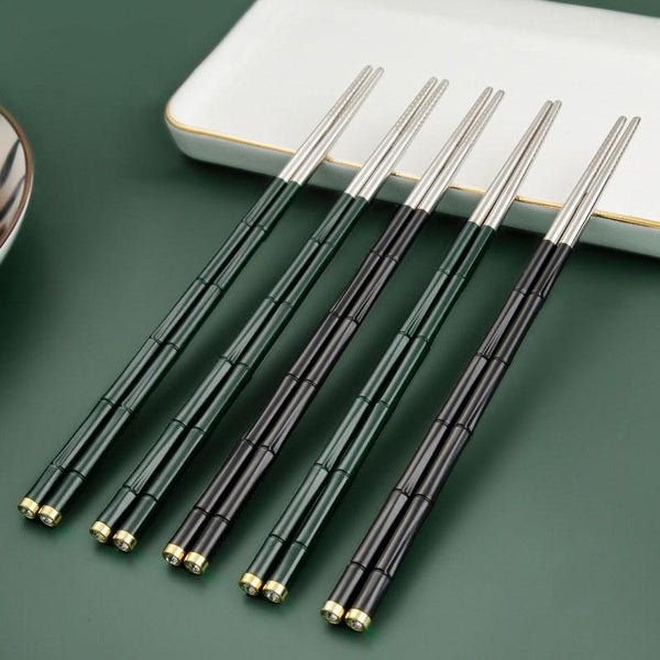 304 stainless steel alloy chopsticks Household Nordic style tableware Chopsticks
