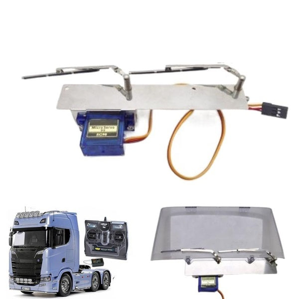 Metal Wiper Servo Assembly for 1-14 Tamiya Remote Control Tractor Scania 770s 56368