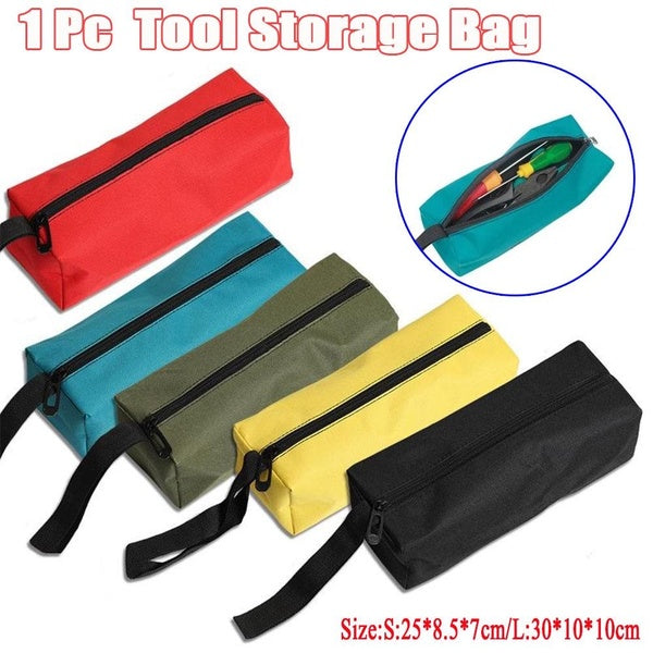 1 Pc Tool Storage Pouch Tote Bags Multi-purpose Tools Organize Bag Pencil Bag Zipper Tool Pouch