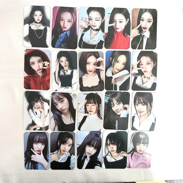 KPOP IVE I AM Album Selfie Phtocards Two-Sided LOMO Cards WonYoung YuJin Personal Paper Cards DIVE GAEUL Fans Gifts