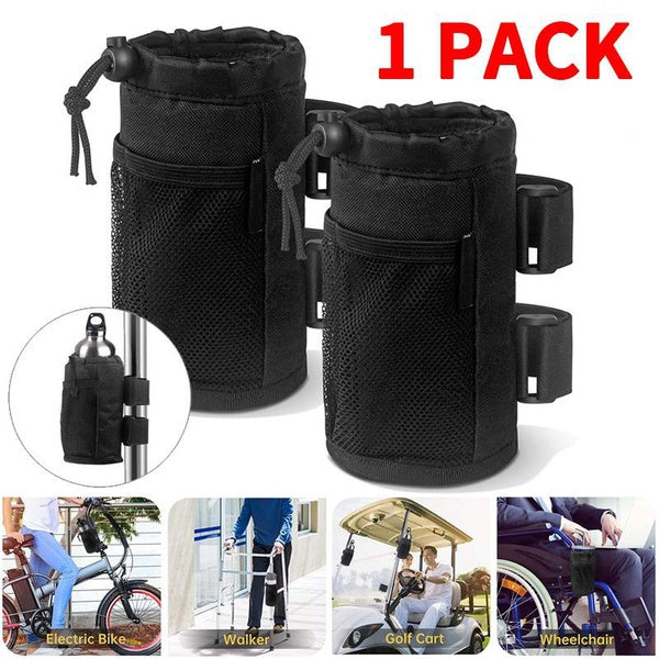 Lot de 1 porte-gobelet pour vélo, scooter et fauteuil roulant, porte-bouteille d'eau pour UTV-ATV, déambulateur, voiturette de golf et plage, accesso