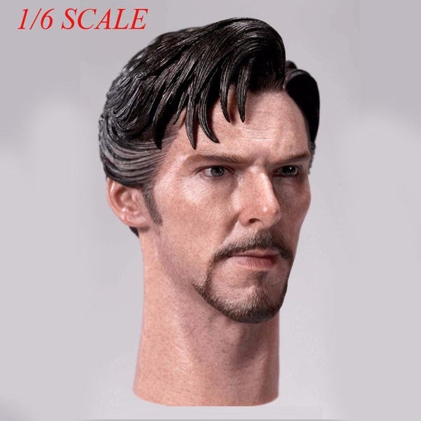 1-6 Scale Male Head Sculpt for 12" Action Figure Body Male Head Carving Figures Accessory