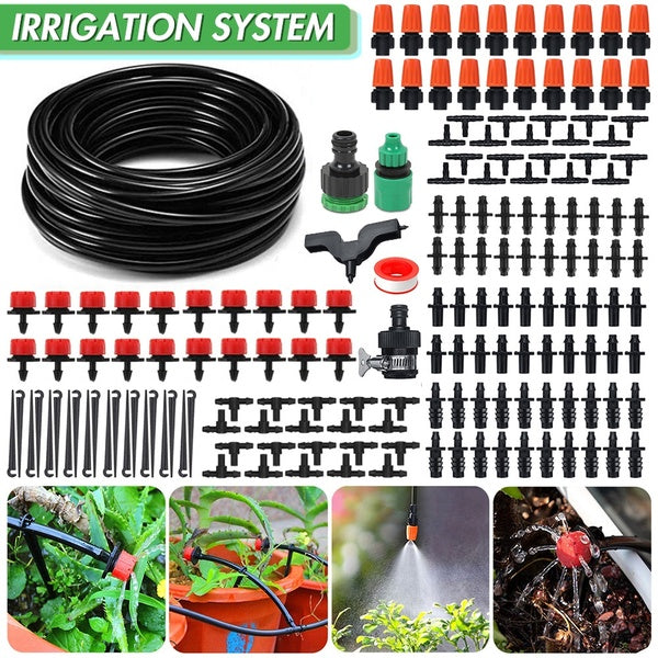 10-15-20-25M DIY Drip Irrigation System Automatic Watering Garden Hose Micro Drip Watering Kit