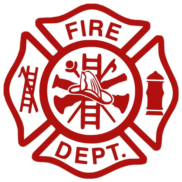 Fire Department Logo Firefighter Dept Car Truck Window Decal Vinyl Sticker USA