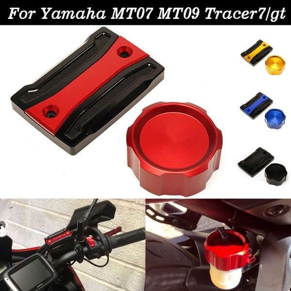 For Yamaha MT-07 MT 07 mt07 FZ07 MT09 MT-09 MT 09 MT10 TRACER 7 GT XSR900 XSR700 CNC Motorcycle Front & Rear brake Fluid Cylinder Master Reservoir Co