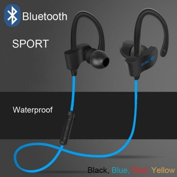Casque Bluetooth sans fil Casque Bluetooth Sport Musique Écouteurs stéréo Écouteurs avec micro Intra-auriculaire pour iPhone-Samsung Smartphones (Cou