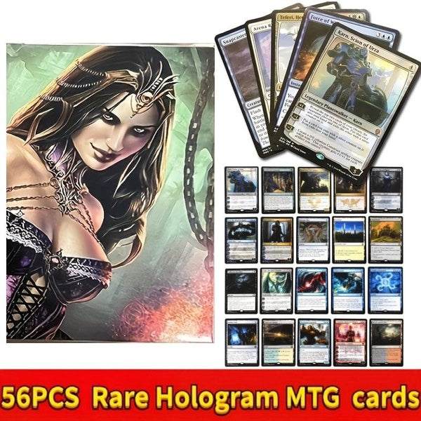 Unlock Rare And Expensive MTG Cards With Hologram-Protected Black Core Paper Proxies Magic Card
