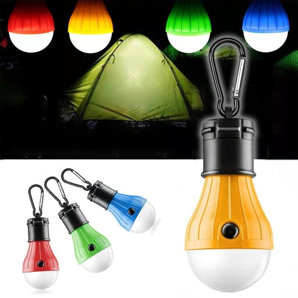 Camping Tent Lights Lamp - 1-2-3-4 Pcs Portable LED Camp Light Bulbs Lantern Battery Powered for Hurricane Emergency Backpacking Hiking Outdoor and I