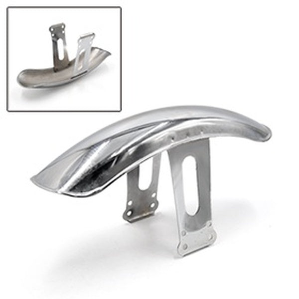 Pare-éclaboussures de moto de garde-boue avant de sable de boue avant en métal de placage de chrome pour CG125