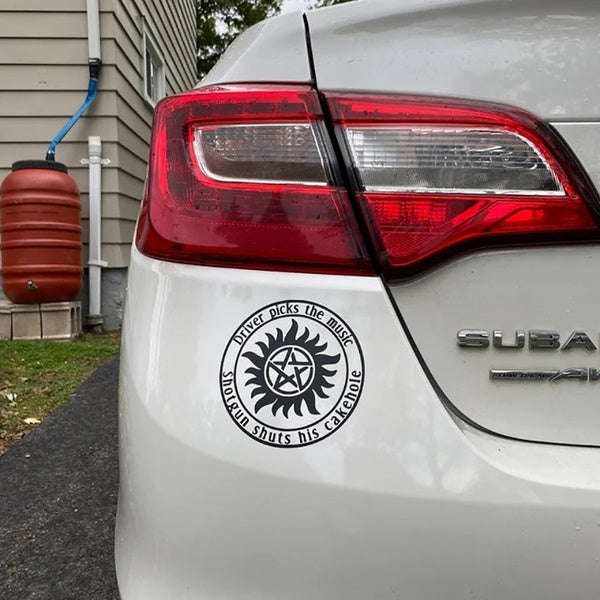 Supernatural Decals Car Stickers Styling Full Body Exterior Windows Door Bumpers Decor Vinyl Self-adhesive Film Accessories