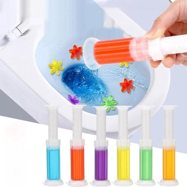 1pcs Bathroom Toilet Cleaning Gel Flower Efficient Aromatic Deodorant Disinfection Lasting Bathroom Scent To Remove Dirt