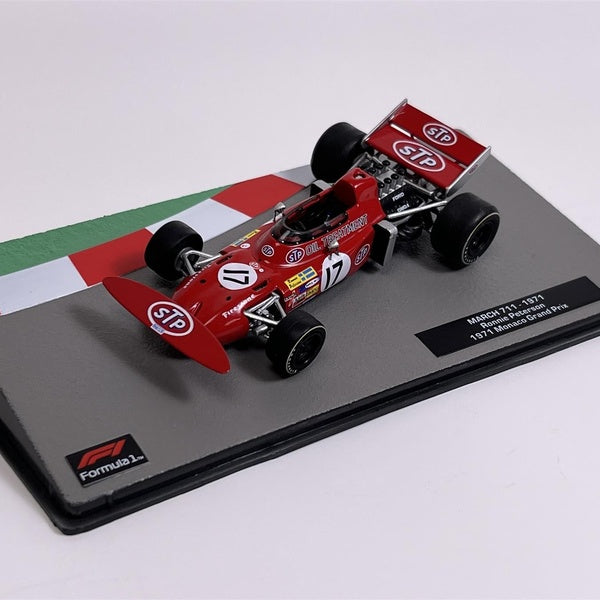 Ronnie Peterson March 711 1971 Monaco Grand Prix 1:43 Scale F1 Collection Matron Inn