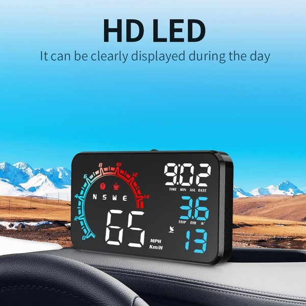 Majesun G11 Car Electronics Digital Speedometer Universal GPS Car HUD Head Up Display MPH Overspeed Alarm Speedometer Alarm