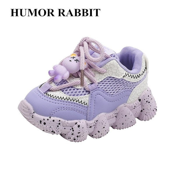 Children Cute Sports Shoes Baby Girls Sneakers Kids Running Shoes Toddler Infant Footwear Kids Boys Outdoor Casual Shoes 1-6Y No Box