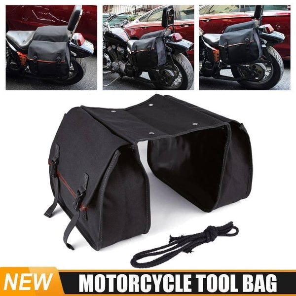 1 Pair Motorcycle Saddlebags Waterproof Side Tool Bags Throw Over Saddle Bags Panniers Cycling Luggage Bag Motorcycle Accessories