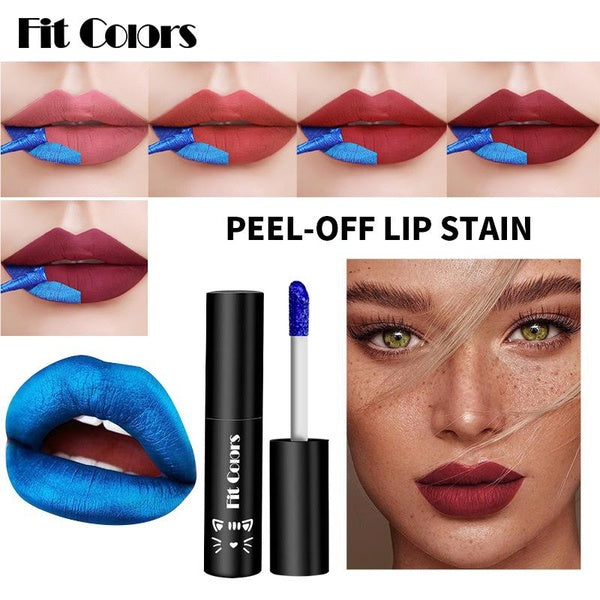 Cross-border European and American Fit Colors tear lip stain, matte matte matte color dyed lipstick tear lipstick