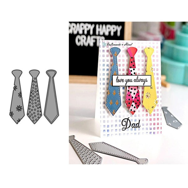 New Arrival Three Scarves Metal Cutting Dies Cut Stencils for Scrapbooking Album Decorative Embossing Paper Dies for Card Making