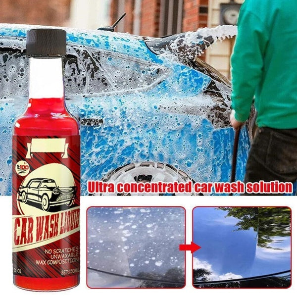 Car Shampoo High Concentration Auto Stain Removal Detailing Wash Polish Coating Agent Super Foam Cleaner 150ML