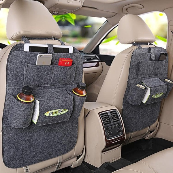 1-2Pcs Car Interior Gifts Felt Car Storage Bags Car Seat Storage Hanging Bags Car Storage Bags