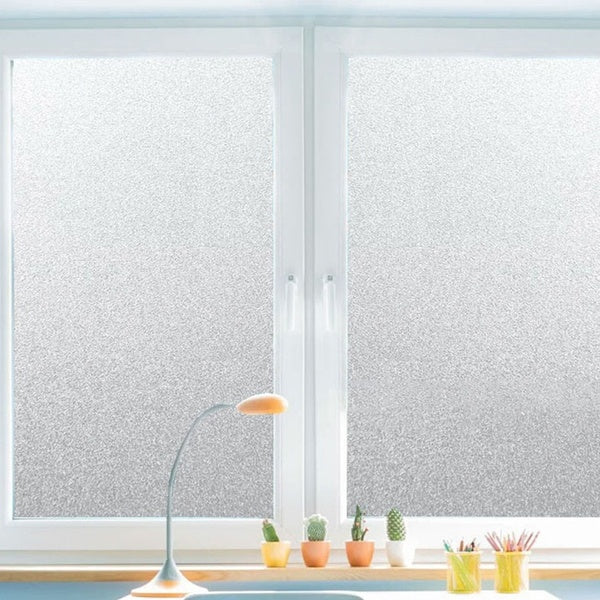 30-45-60-80-90cmPVC Frosted Window Film Waterproof Glass Sticker Home Bedroom Bathroom Office Privacy Scrubs Frost No Glue