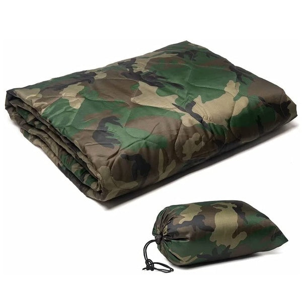 Couverture de camping camouflage Kylebooker, couverture de pique-nique, couverture d'extérieur, couverture de plage - bouffante, compressible, légère