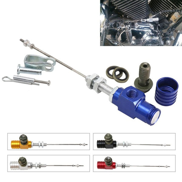 NEW Section Motorcycle Hydraulic Clutch Master Cylinder Rod Brake Pump for Pit Dirt Bike Motorcycle Motocross ATV Quad (Piston distance 13mm)