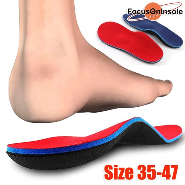 FocusOnInsole Orthotic Arch Support Shoe Inserts Insoles for Flat Feet,Feet Pain,Plantar Fasciitis,Insoles for Men and Women (XXS-3XL - 35-47)