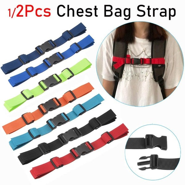 1-2 pièces adultes enfants sac à dos poitrine sac sangle harnais réglable bandoulière ceinture fixe antidérapant tirer ceinture sac poitrine sangle c