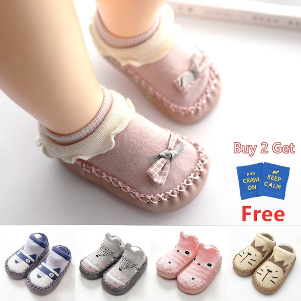 Indoor Baby Toddler Sock Shoes Non-slip Cotton Floor Socks