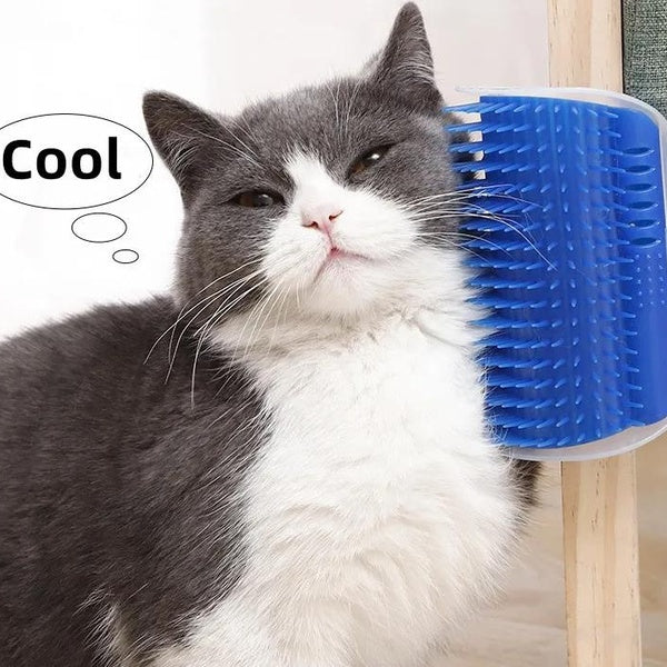 Cat Corner Massage Self-beauty Device Catnip Cat Grooming Brush Face Comb Pet Grooming Supplies Products Home Garden