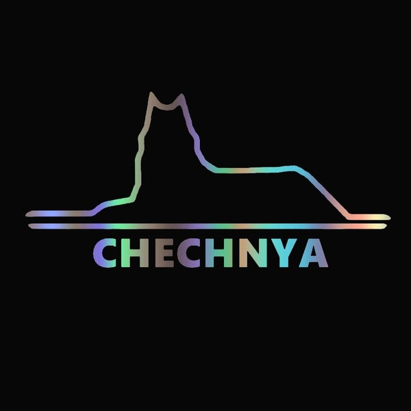 2PCS Funny Vinyl Decal Chechnya Wolf Car Sticker Waterproof Stickers on Truck Bumper Rear Window