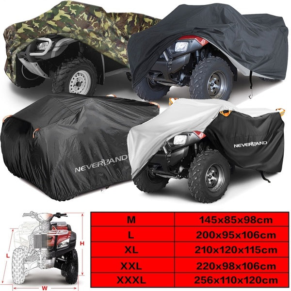 Neverland Waterproof 190T M-L-XL-XXL-XXXL190T Quad Bike ATV ATC Ourdoor Indoor Cover with Storage Bag