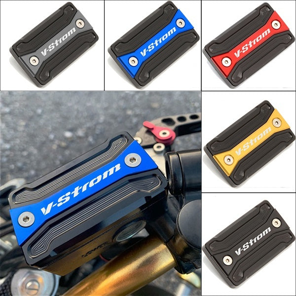 Motorcycle Accessories CNC Front Brake Fluid Reservoir Cover Cylinder Master Cap FOR SUZUKI VStrom 250 VStrom 650 VStrom 1000 -XT DL250 DL650 DL1000