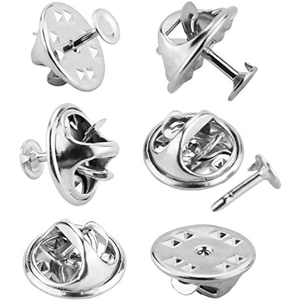 120 paires de pinces à cravate papillon d'embrayage avec broches vierges de 8 mm de longueur et 4 mm de largeur pour la fabrication artisanale (4 mm,