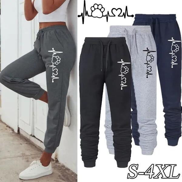 Women's Sweatpants Autumn Winter Cotton Long Pants Jogger Trousers Casual Sports Fitness Solid Jogging Pants Women Sweat Pants