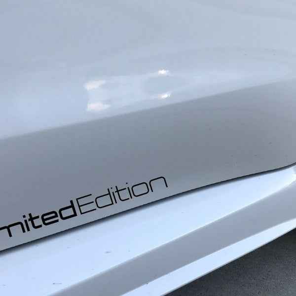 11"x1" 2Pcs Limited Edition Vinyl Decal Track Racing Sticker Emblem Car Truck Motorcycle