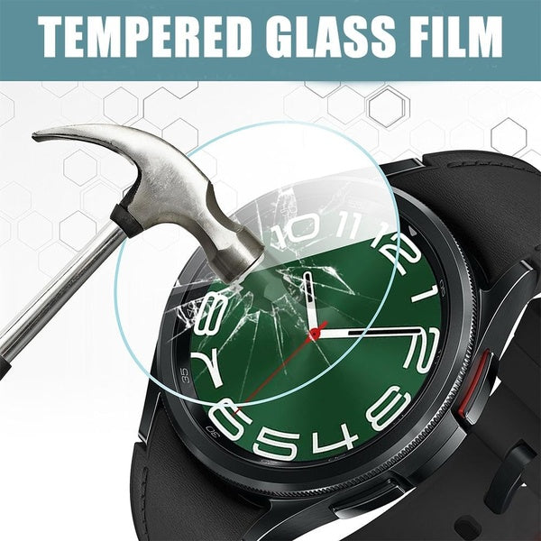 Tempered Glass Film for Samsung Galaxy Watch 6 40mm 44mm for Galaxy Watch 6 Classic 43mm 47mm， HD Clear Hydraulic Film Screen Protector Accessories