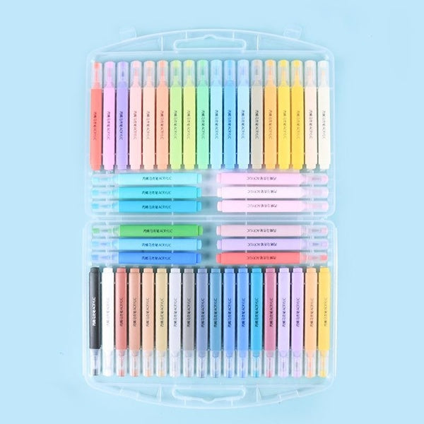 Acrylic Paint Pens, Acrylic Marker Pens for DIY Craft Projects Waterproof Paint Art Marker for Rock Painting Ceramic Glass Canvas Mug Wood