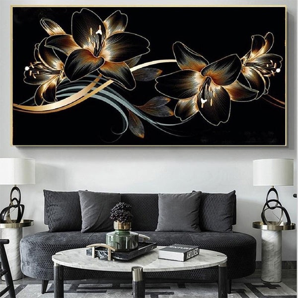5D Diamond Painting Lily in the Dark Diamond Art Embroidery Gifts Restaurant Office Home Decor DIY Diamond Cross Stitch Kits