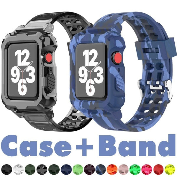 TPU Case Without Film+Band for Smart Watch Ultra 2-Ultra 49mm 9 8 7 45mm 41mm Protective Bumper Screen Protector Cover Bracelet Strap Accessories for