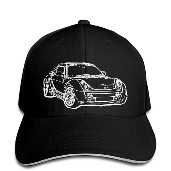 Cool Casquette de baseball confortable Smart Roadster Inspiré Car Art Hommes Casquettes de baseball