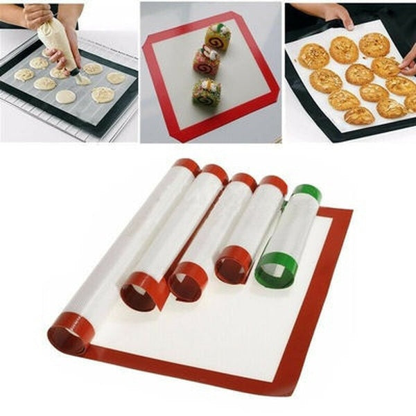 1pc Healthy Food Grade Macaron Silicone Pad Durable Silicone Baking Mat Non-stick Biscuit Oven Liner Rolling Silicone Baking Sheet Non Stick Cooking