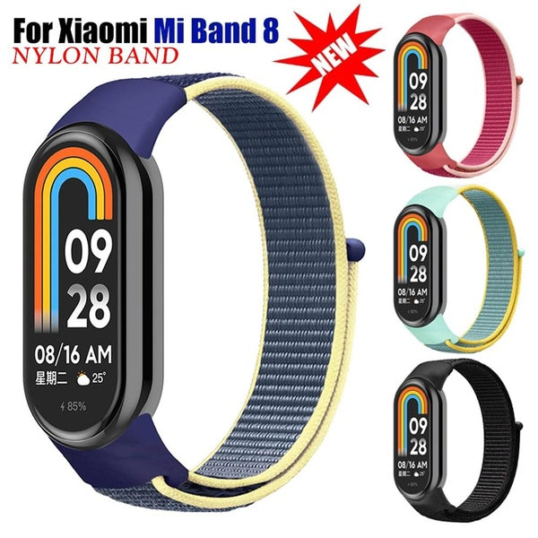 Strap For Xiaomi Mi Band 8 Sport Nylon Ventilate Bracelet SmartWatch Wristband Replacement Watchband for Miband 8