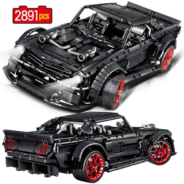 New 2891Pcs Super Sport Racing Car Model Building Blocks Brick Educational assembly Toys Children Gift