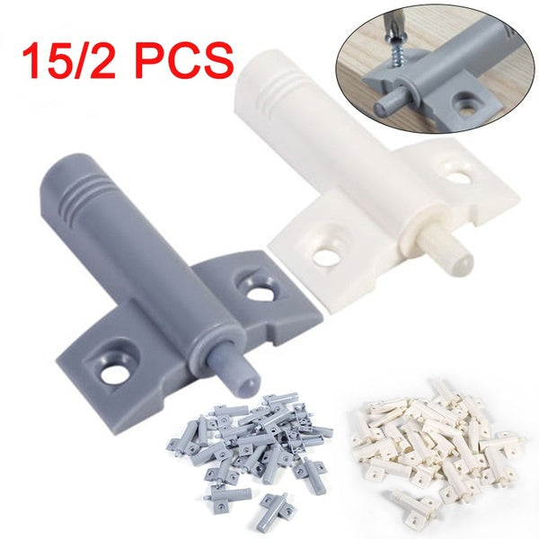 15-2Pcs Gray White Kitchen Cabinet Door Stop Drawer Soft Quiet Close Closer Damper Buffers For Furniture Hardware