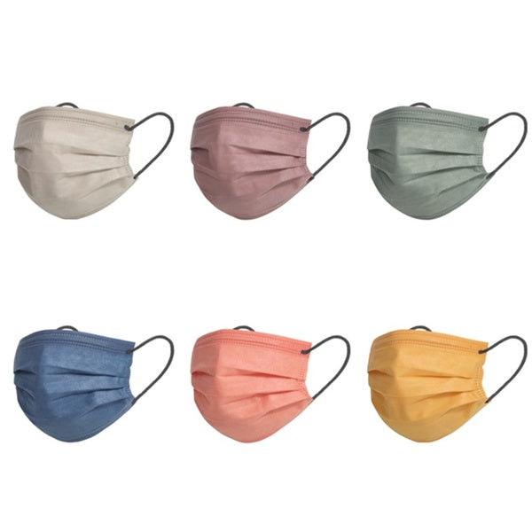 Morandi Masks For Women & Men Disposable Face Mask For Adults - 20 Individual Packs