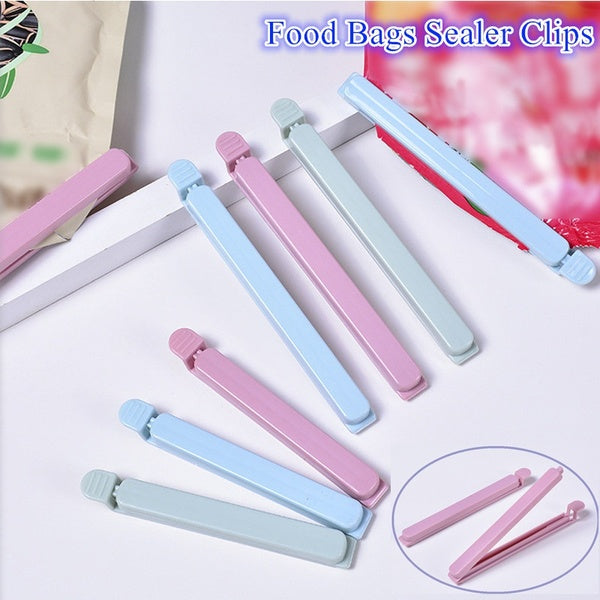 Bag Clips for Food,Food Storage Sealing Clips,Snack Fresh Sealing Clip, Food Storage Bag Sealer, Moisture Sealing Clamp, Kitchen Tools (1-3 PCS)